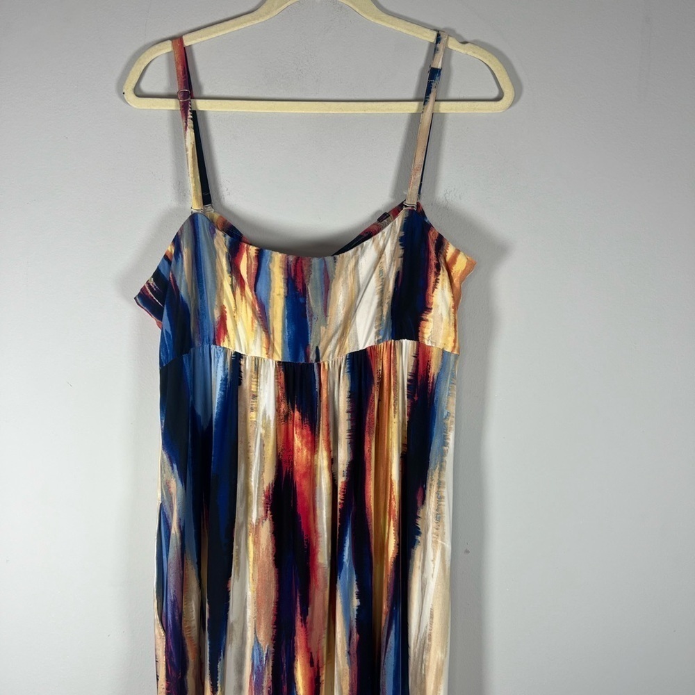 Soma Stretchy Patterned Maxi Dress Removable Straps XL - Picture 5 of 5